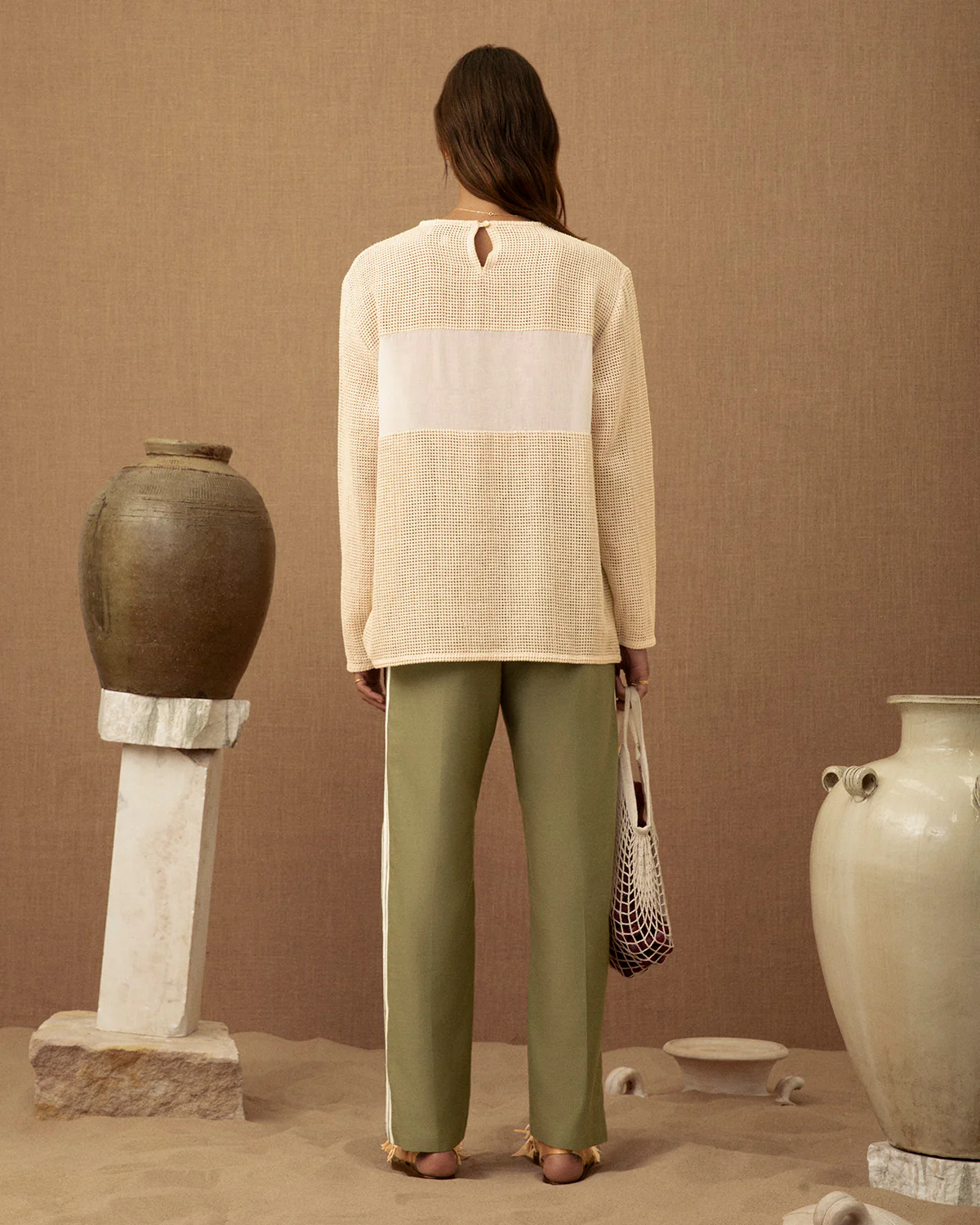 Aura Crochet Long Sleeve Top - Image 4