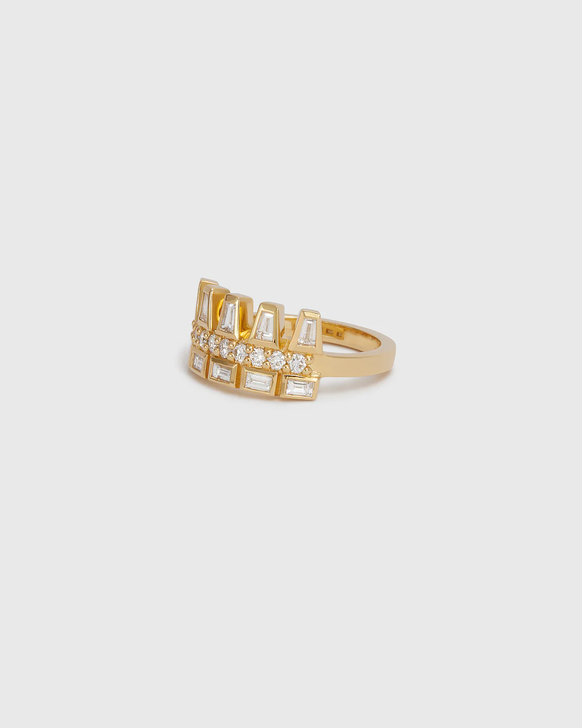 Crown Ring - 18ct Diamond - Image 3