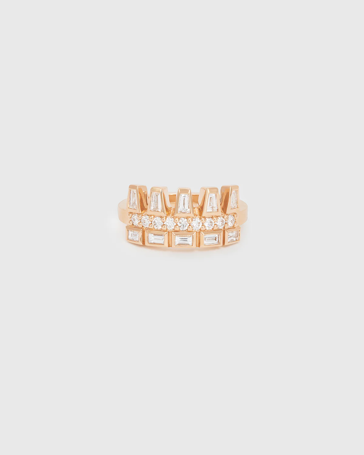 Crown Ring - 18ct Diamond - Image 4