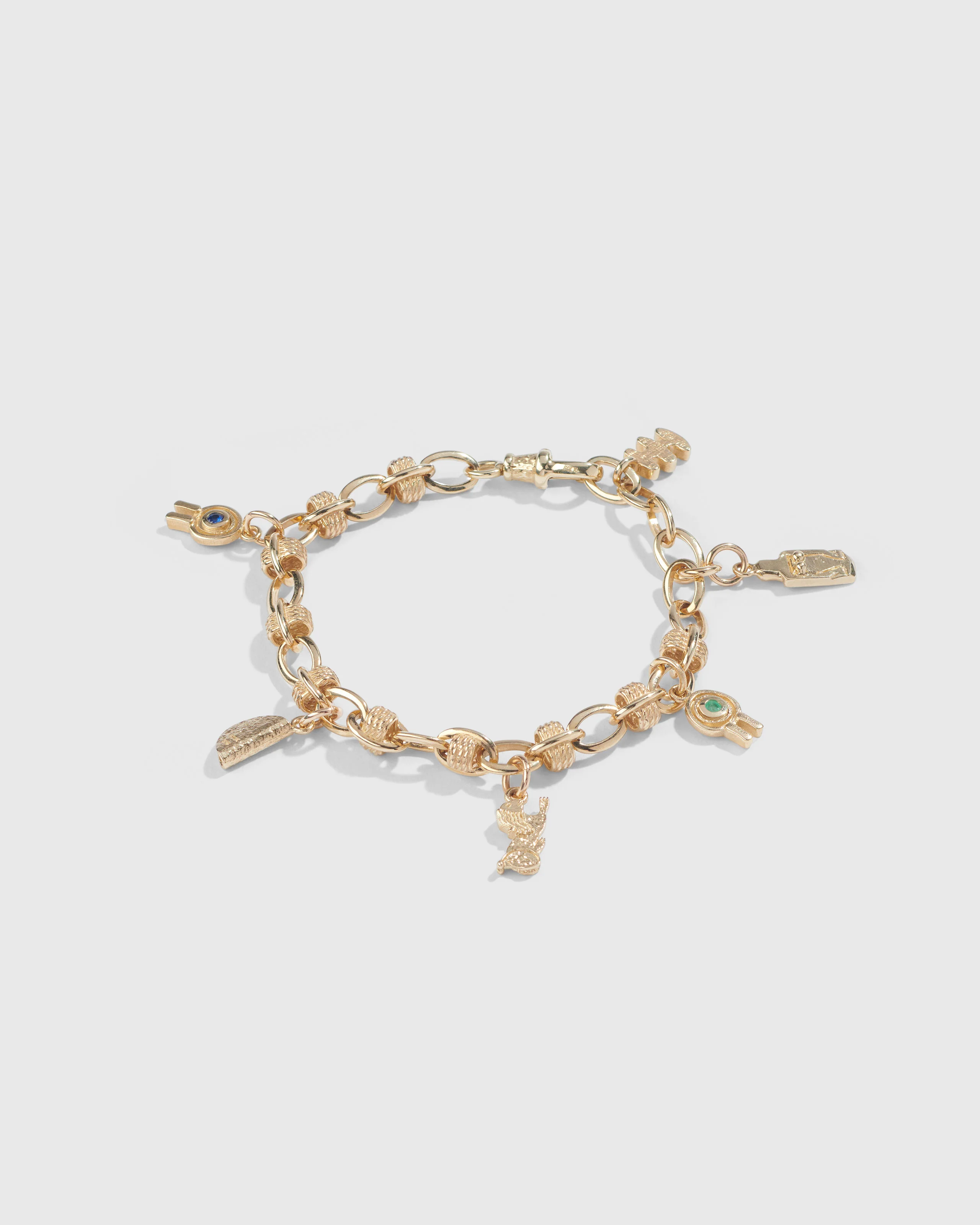 Curio Charm Bracelet - 9ct - Image 6