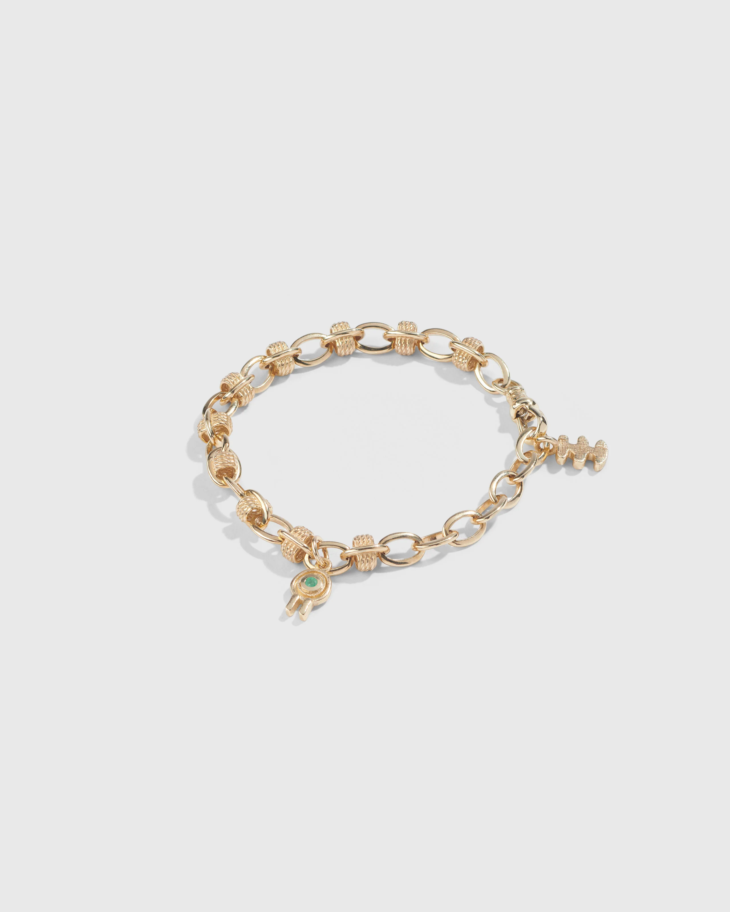 Curio Charm Bracelet - 9ct - Image 7