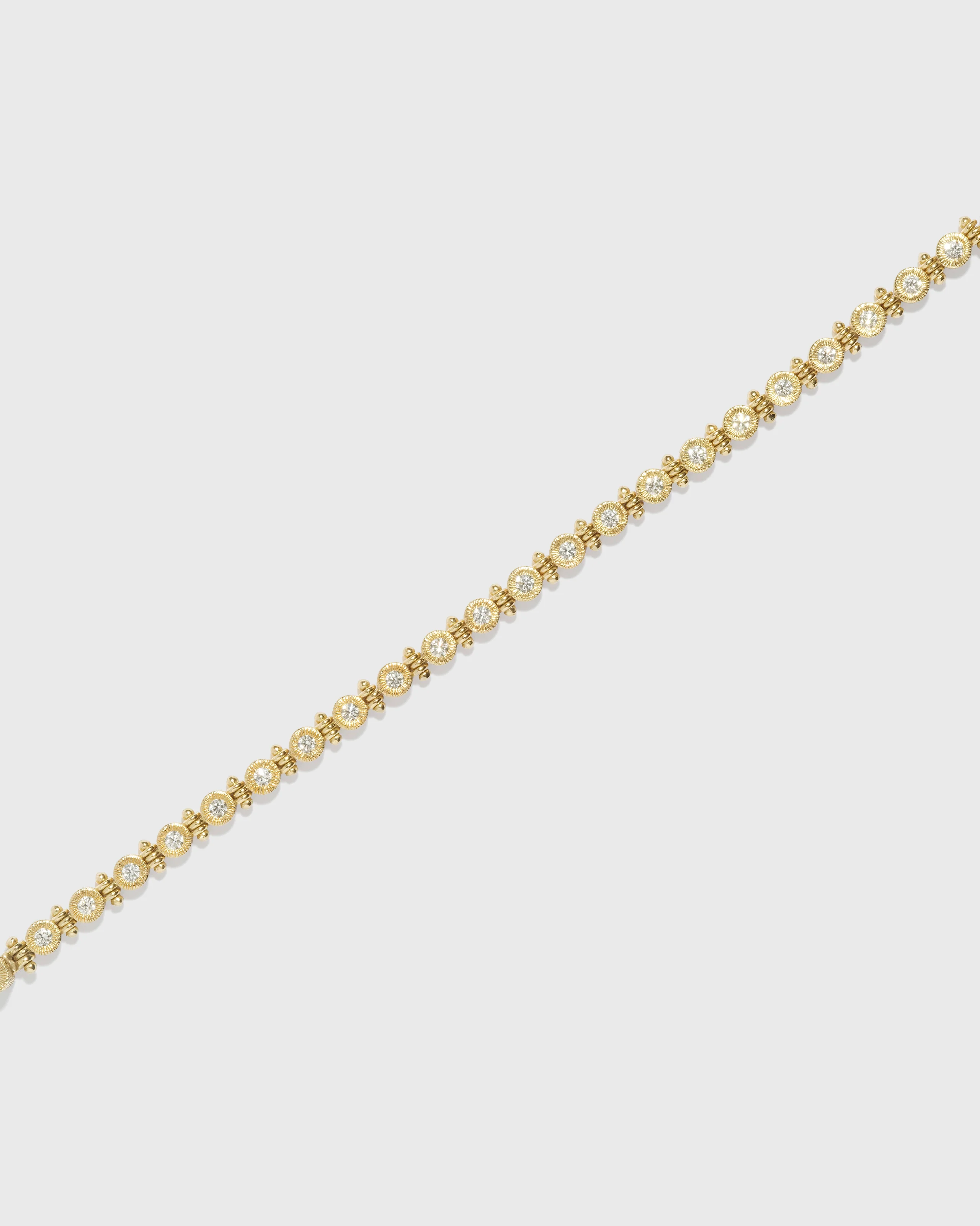Diamond Tennis Bracelet - 18ct - Image 3
