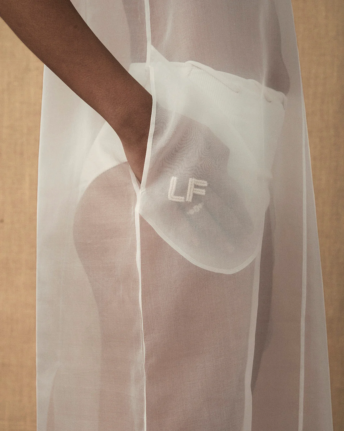 Lakshmi Embroidered Silk Dress - Image 5