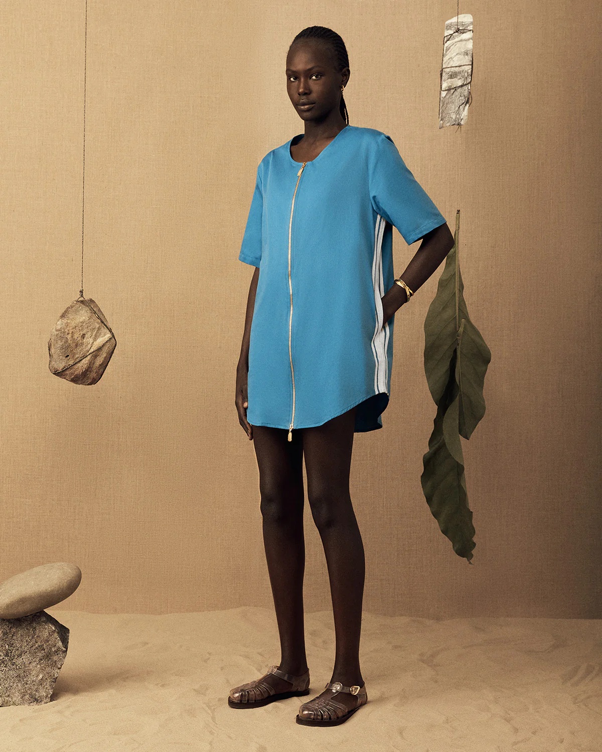 Mantra Cotton Polo Shirtdress - Image 13