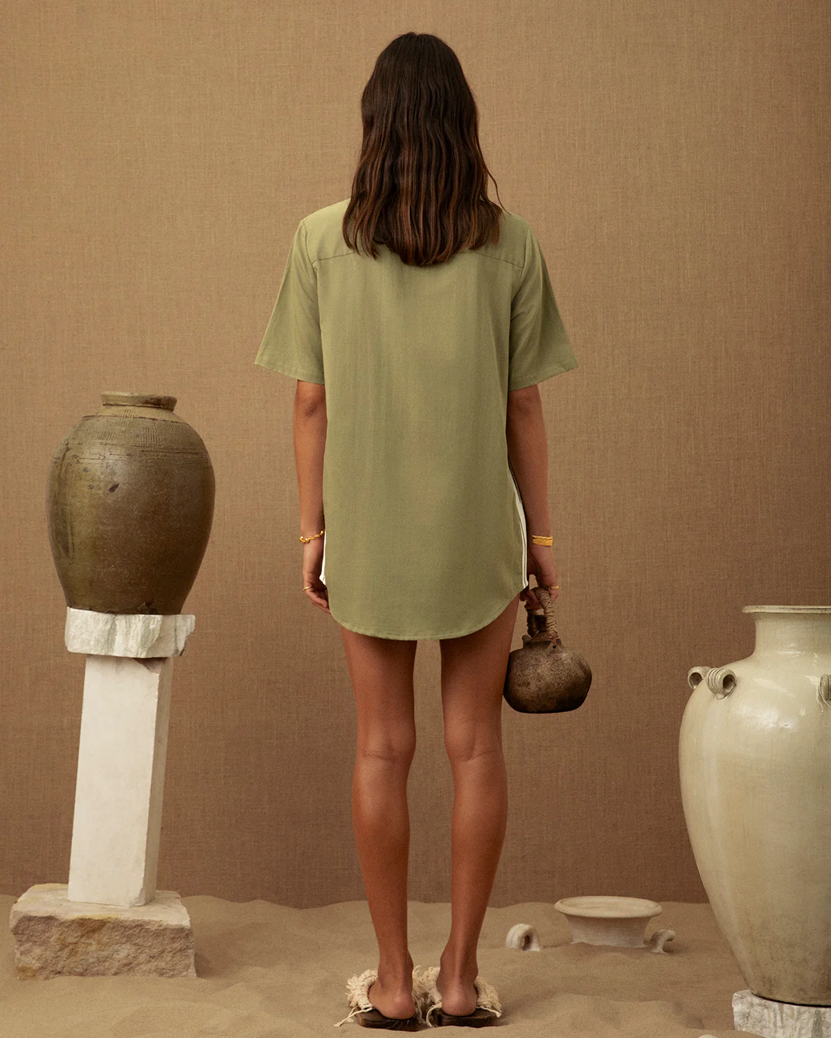 Mantra Cotton Polo Shirtdress - Image 6