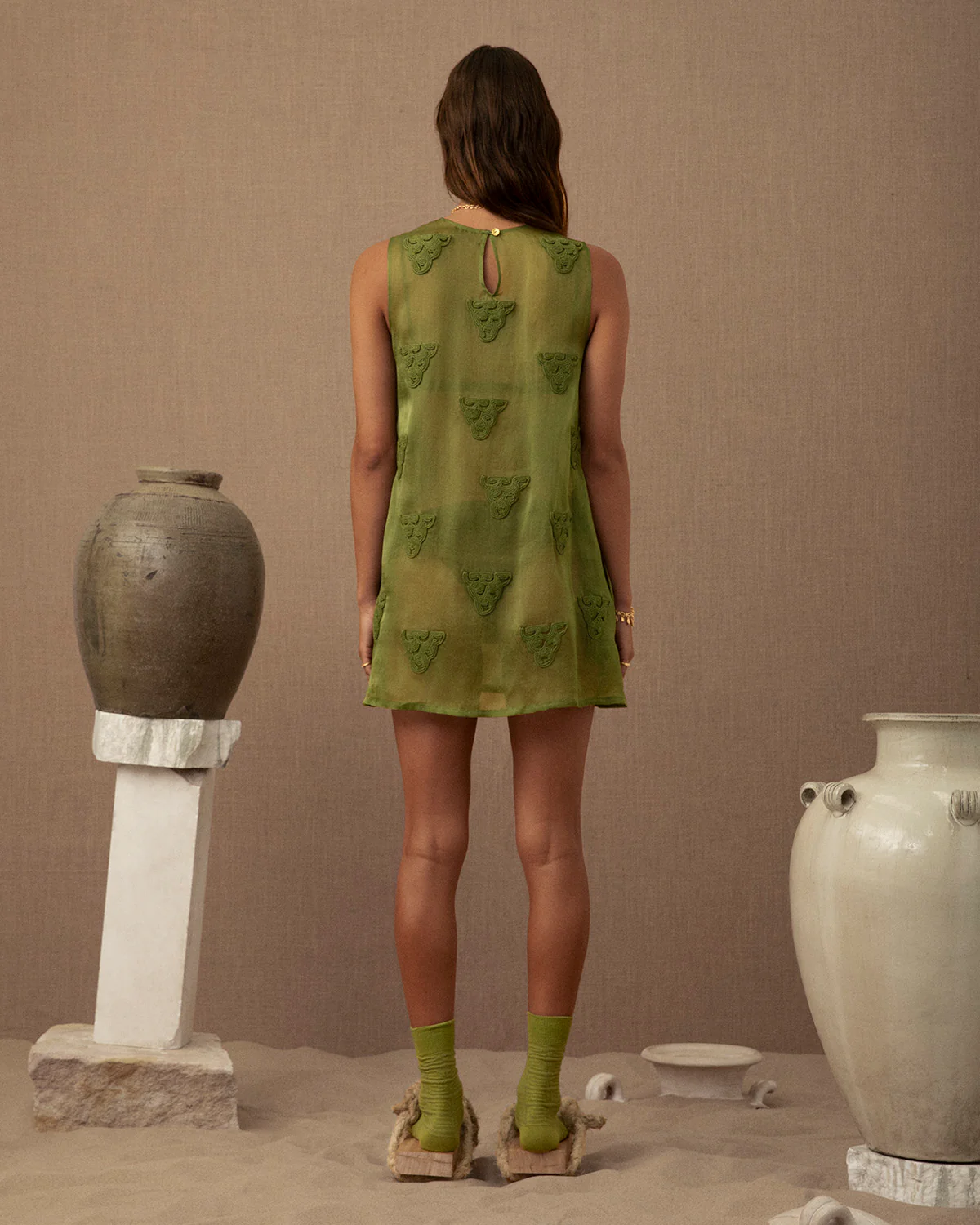Odin Embroidered Assal Dress - Image 4