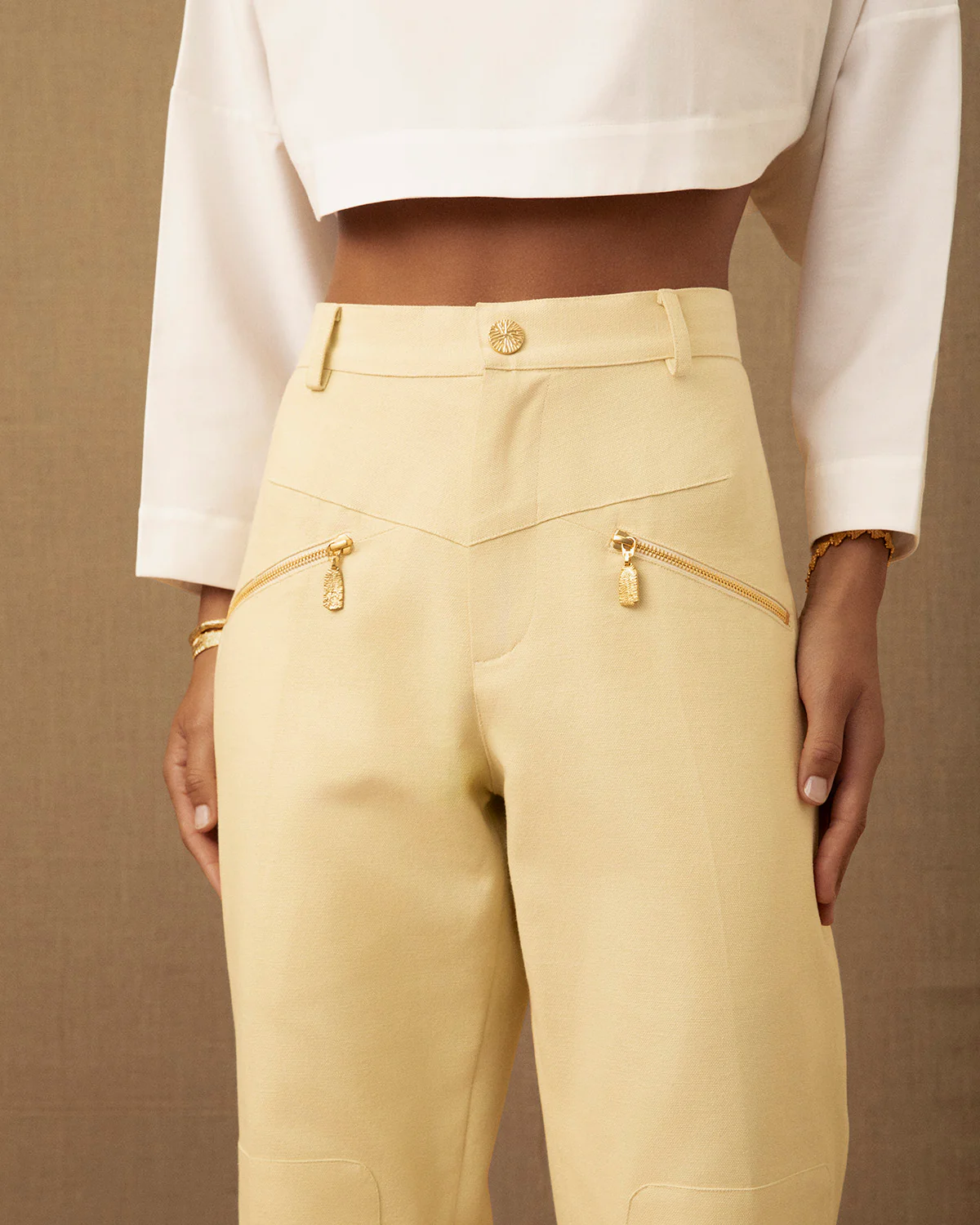Canvas Embroidered Jean - Image 4