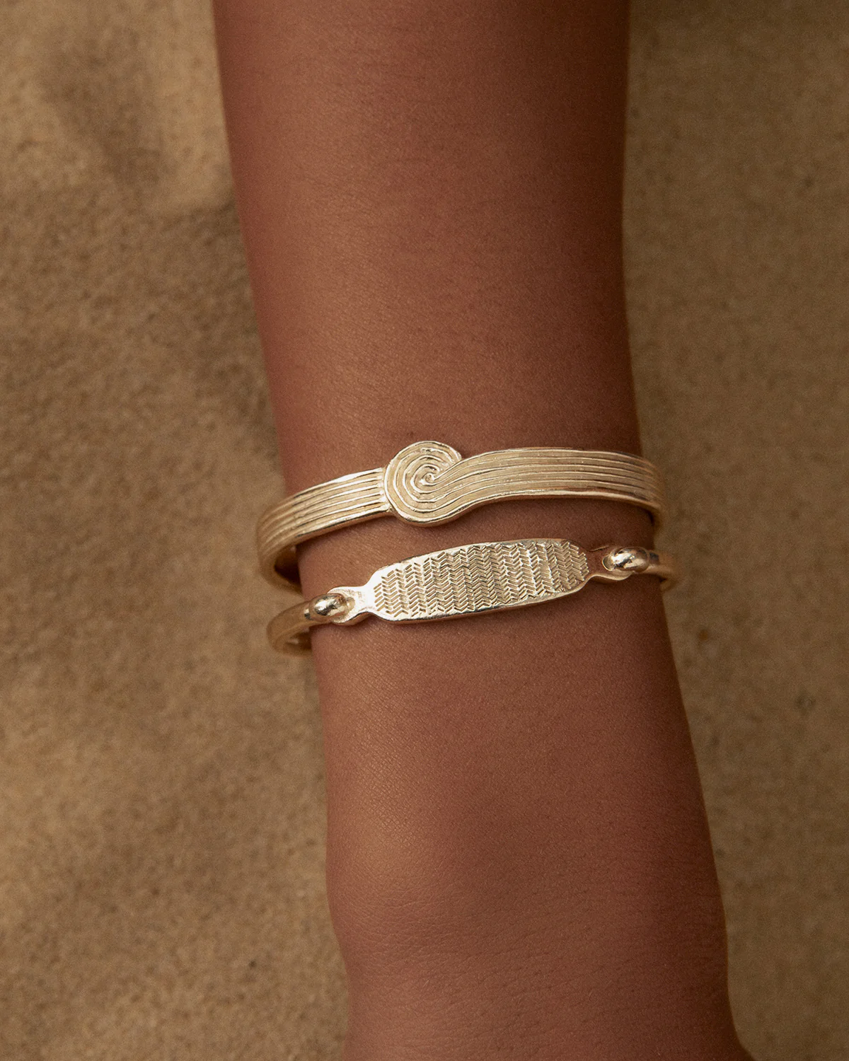 Pebble Wave Cuff - Image 5