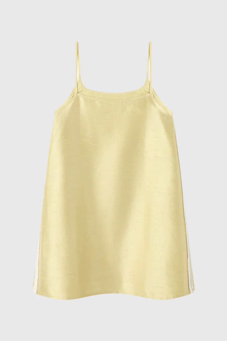 Tufted Wave Silk Cami Dress - Image 7